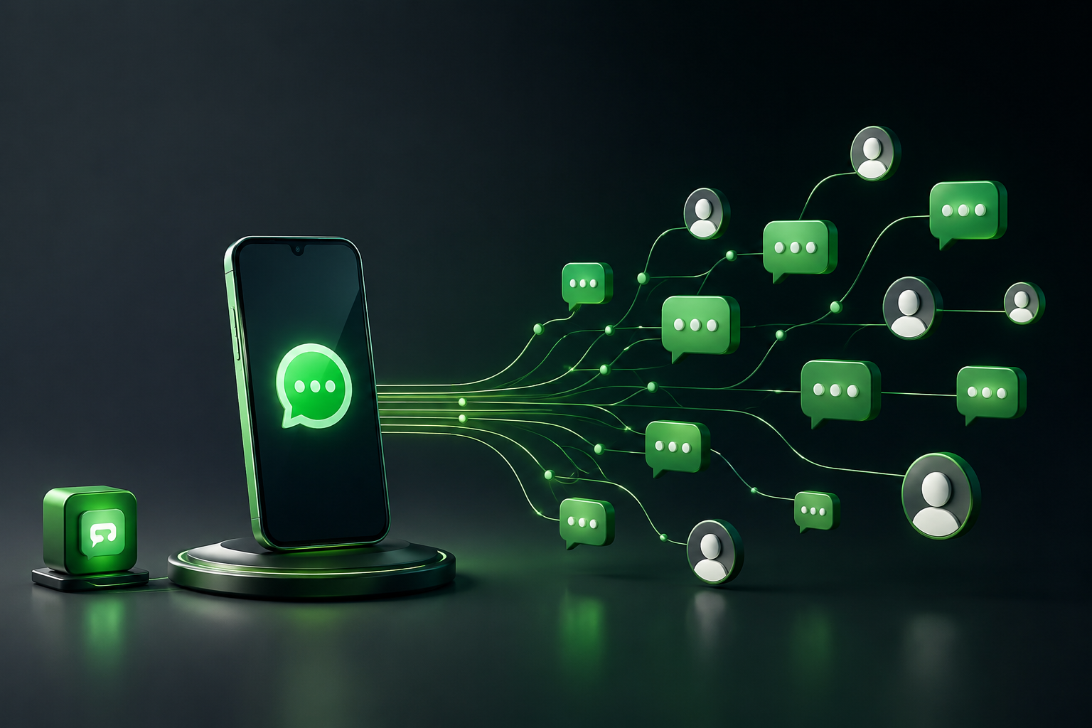Disparos e jornadas de WhatsApp da DreamTech Connect